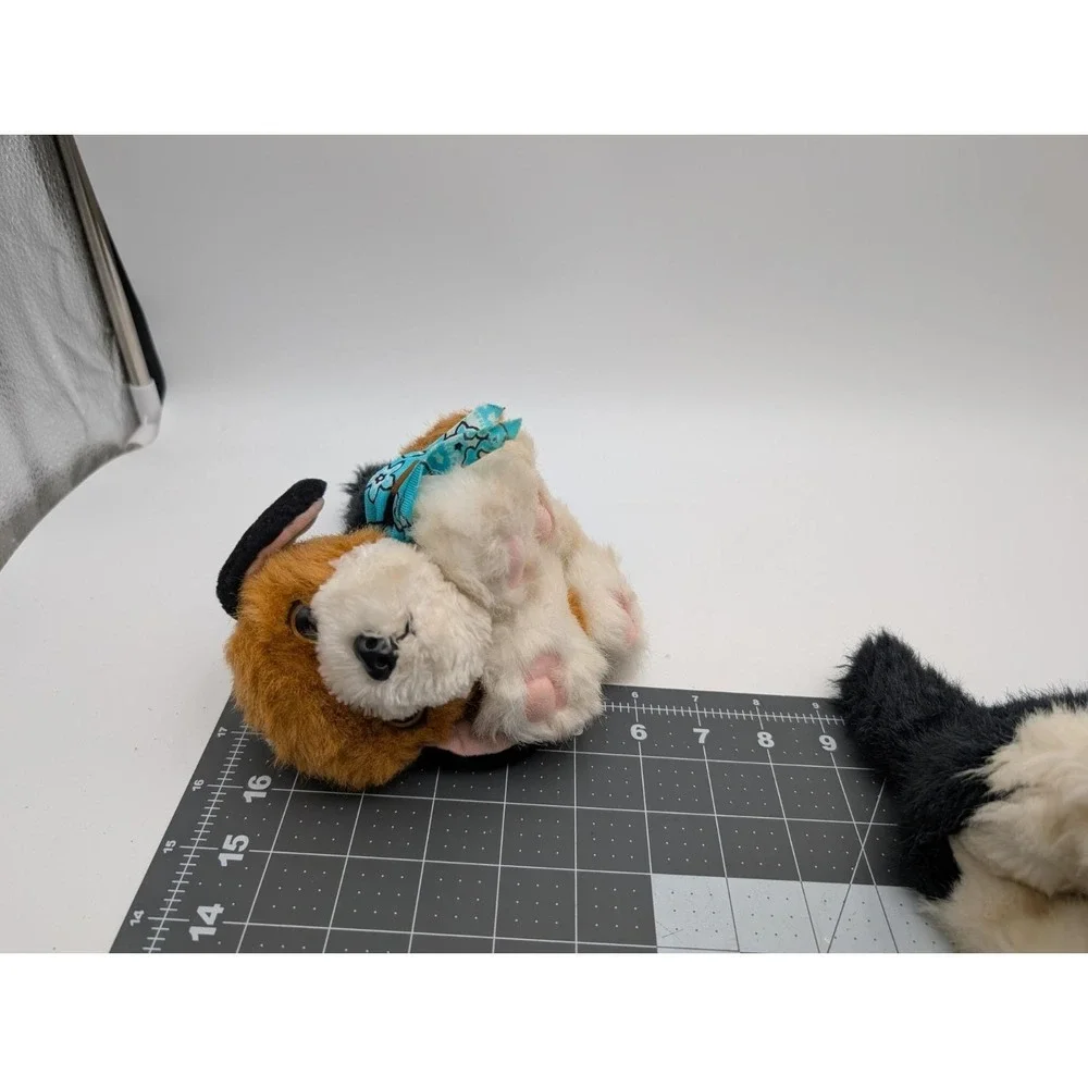 Tyco Puppy Puppy Puppies Dog Plush Lot of 2 READ Stuffed Animal‎ Toy